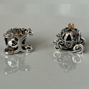 Sterling Silver Disney Cinderella's Pumpkin Coach Charm